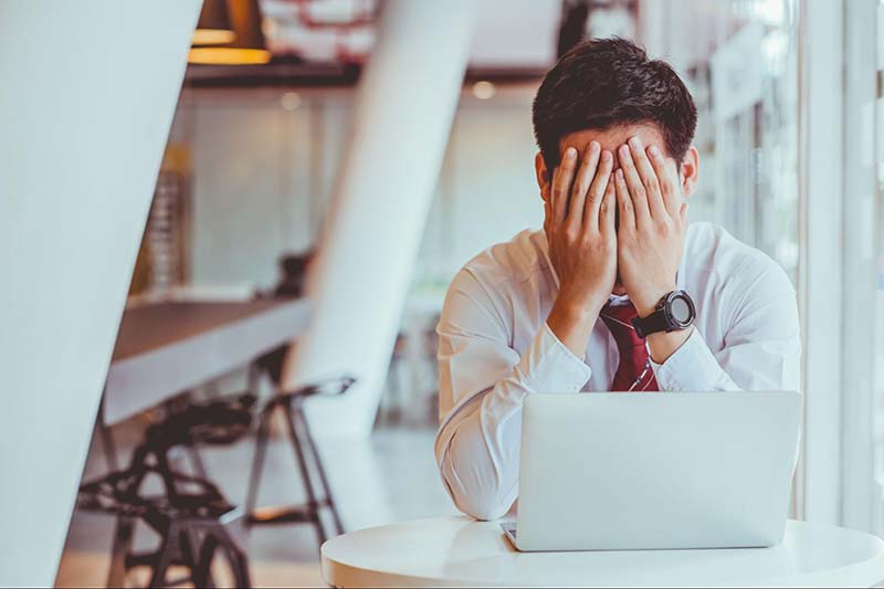 nam giới bị stress