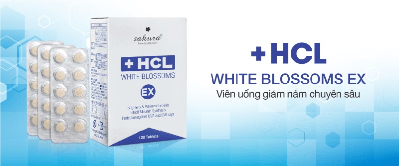 Thuốc trị nám Sakura HCL White Blossoms EX