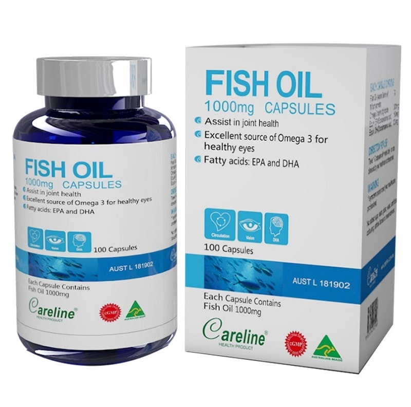 Viên uống bổ mắt Fish Oil – Careline