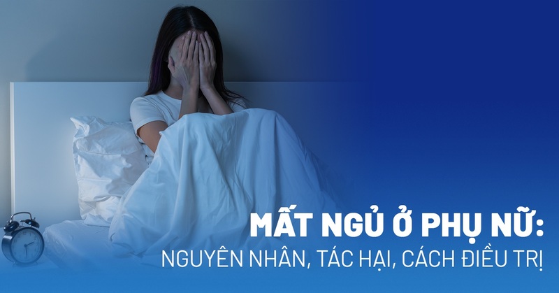 mất ngủ ở phụ nữ