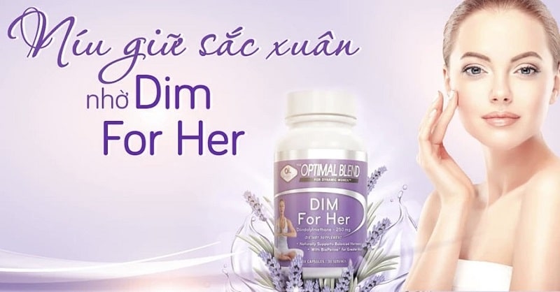 Viên uống nội tiết tố nữ DIM For Her