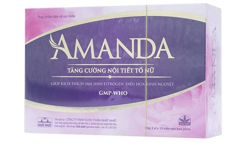 Thuốc tăng nội tiết tố nữ estrogen Amanda