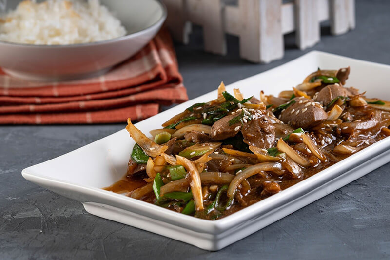 Cật heo xào hành tây chữa yếu sinh lý nam