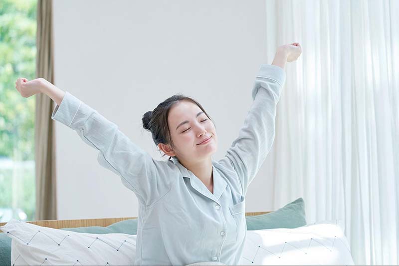 người vừa có giấc ngủ ngon