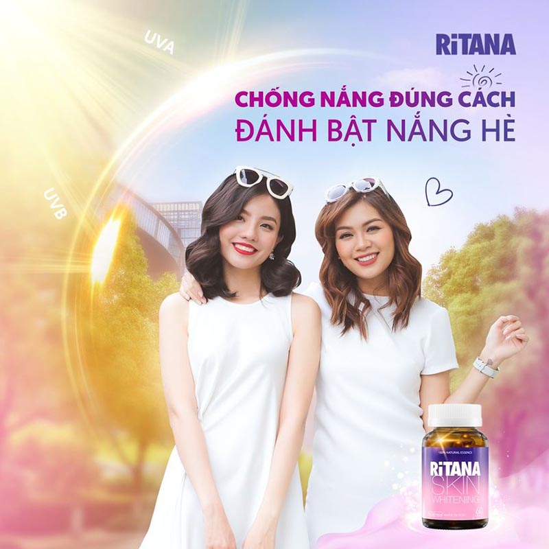 Dùng viên uống RiTANA cải thiện làn da hiệu quả