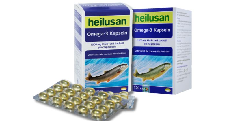 Bổ mắt cho người già Heilusan Omega 3-6-9 Kapseln