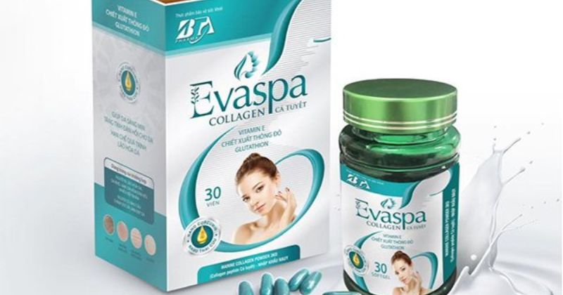 Viên uống Evaspa Collagen cá tuyết. Viên uống Evaspa Collagen cá tuyết.