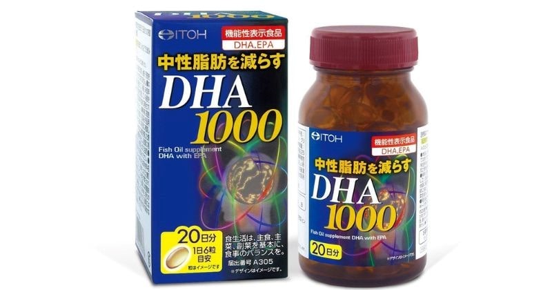 Thuốc bổ mắt cho trẻ em của Nhật ITOH DHA