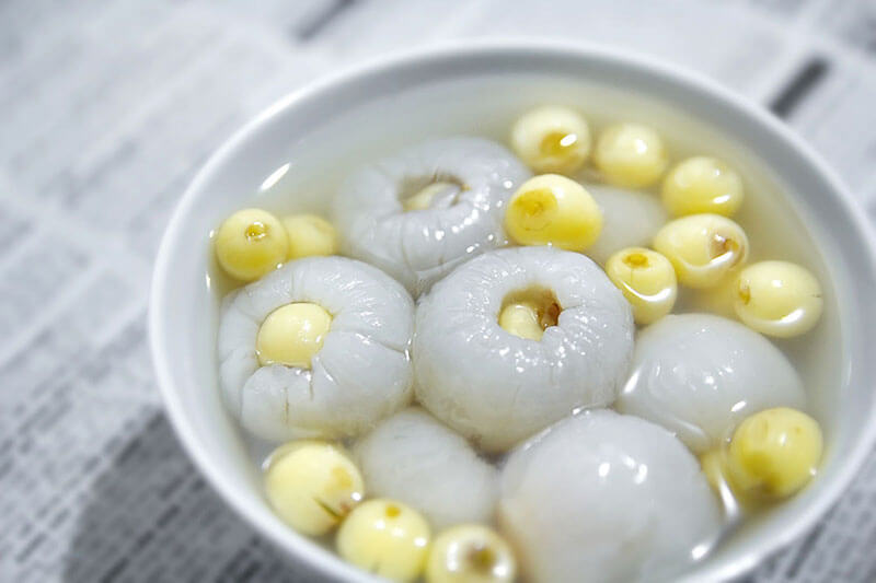 Chè vải hạt sen cải thiện sinh lý nam