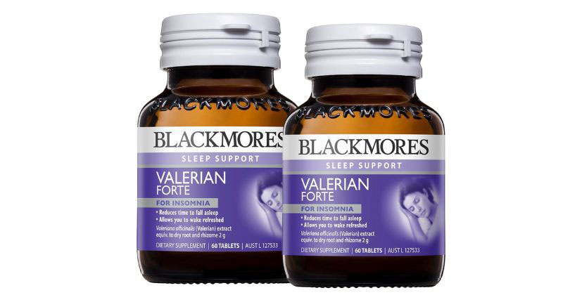 Thuốc ngủ thảo dược blackmores valerian forte