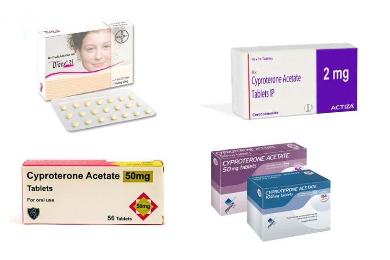 thuốc trị rụng tóc cyproterone