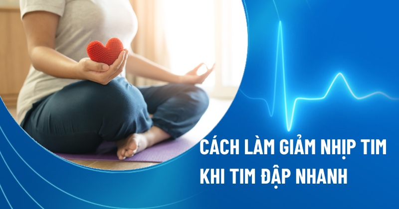 Các cách làm giảm nhịp tim khi tim đập nhanh tại nhà hiệu quả