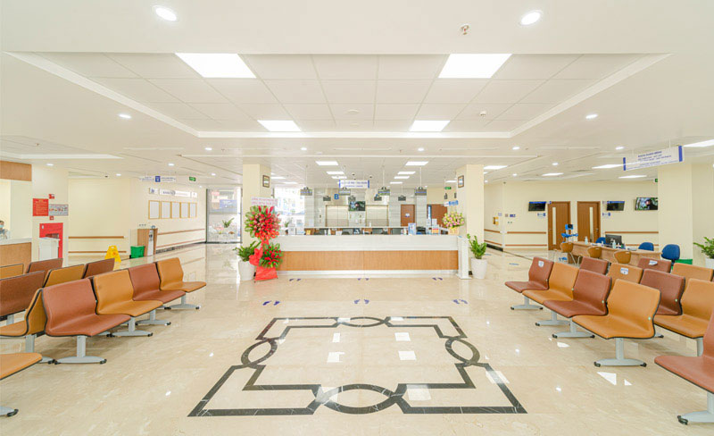 Sảnh chờ bệnh viện đa khoa Tâm Anh