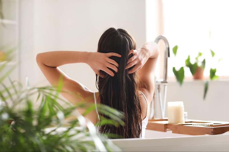 gội đầu đúng cách cho nữ giới