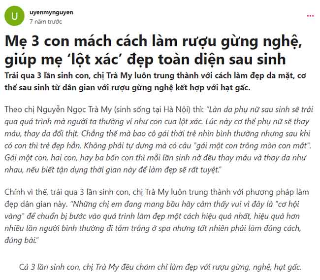 Review làm trắng da bằng rượu nghệ có tốt không