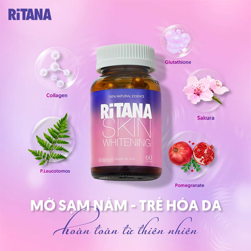 Viên uống trị nám Ritana của Mỹ