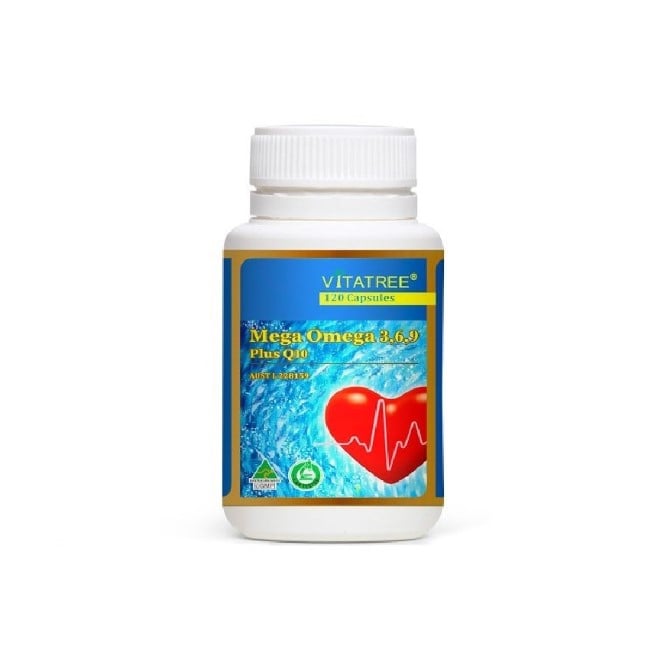 Mega Omega 3-6-9 Plus Q10 Vitatree