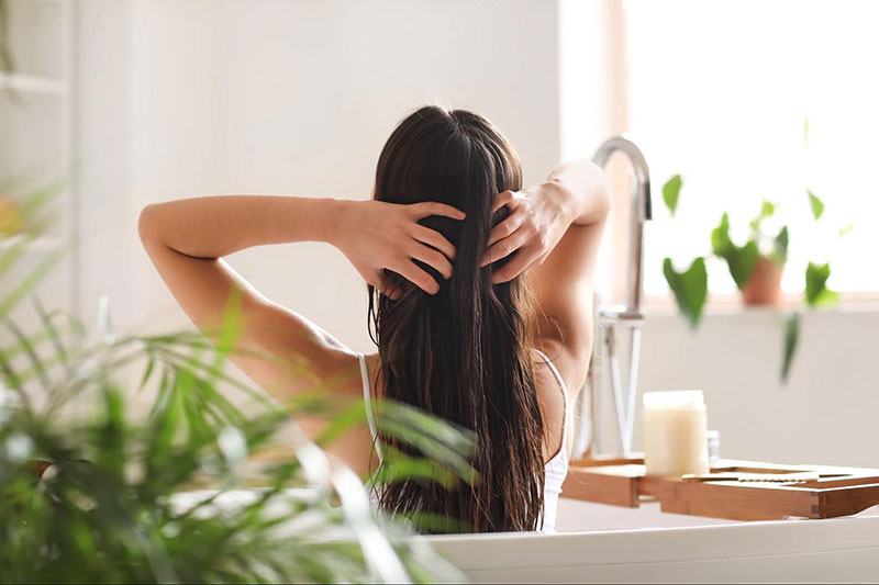 chữa rụng tóc bằng dầu dừa