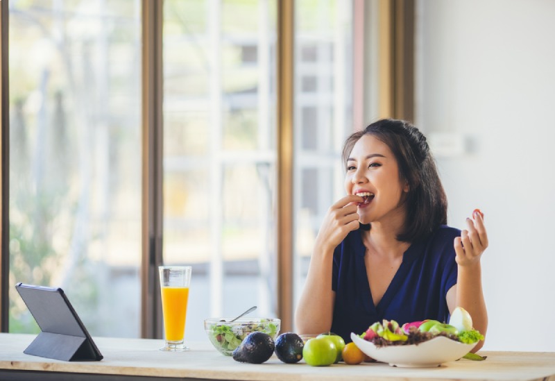 Người tiêm nên ăn uống với chế độ dinh dưỡng lành mạnh