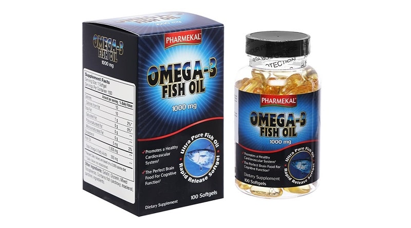 Dầu cá Omega-3 Fish Oil 1000mg Pharmekal