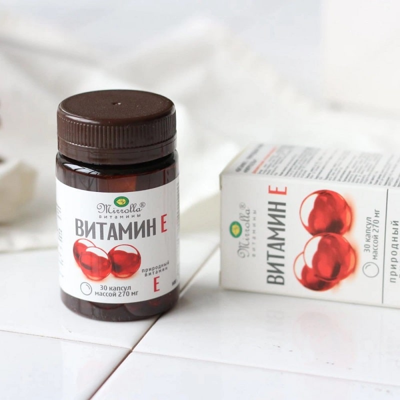 Thuốc nội tiết tố nữ của Nga Vitamin E 270mg Mirrolla
