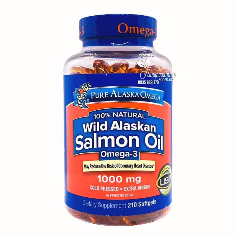 Thuốc bổ mắt Omega 3 của Mỹ Wild Alaskan Salmon Oil