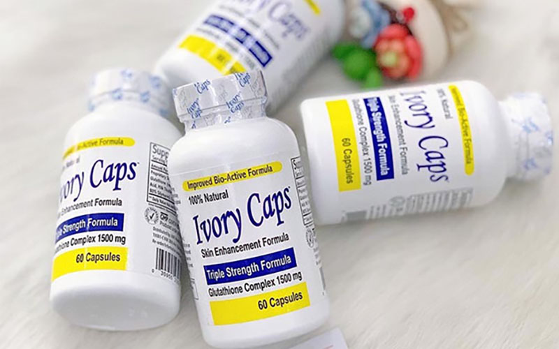 Viên uống trắng da cho nam Ivory Caps