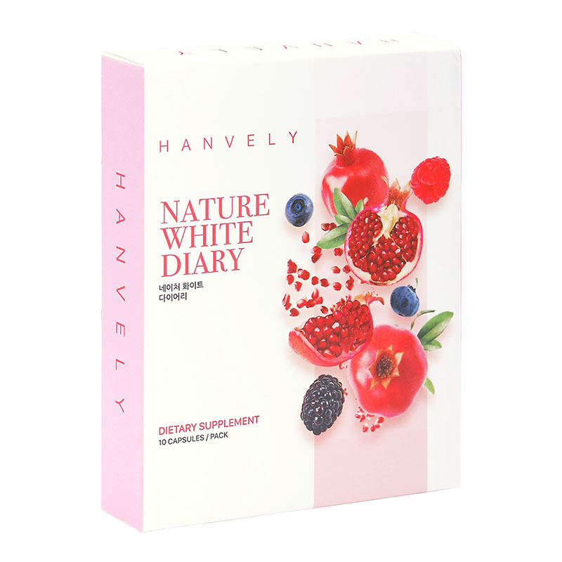 Viên trắng da Hàn Quốc Hanvely Nature White Diary Viên trắng da Hàn Quốc Hanvely Nature White Diary
