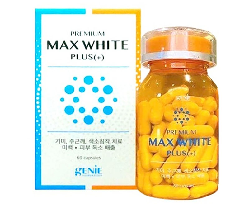 Viên uống trắng da Hàn Max White Plus Viên uống trắng da Hàn Max White Plus