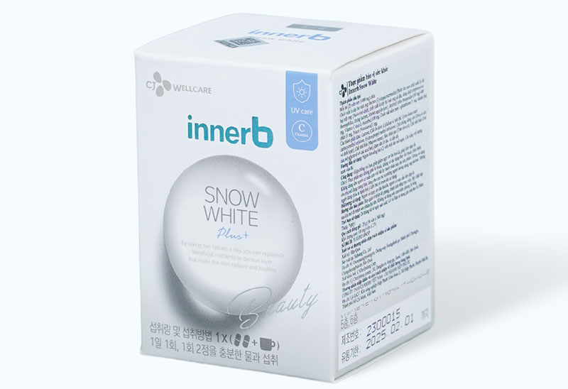 Viên trắng da của Hàn CJ InnerB Snow White Viên trắng da của Hàn CJ InnerB Snow White