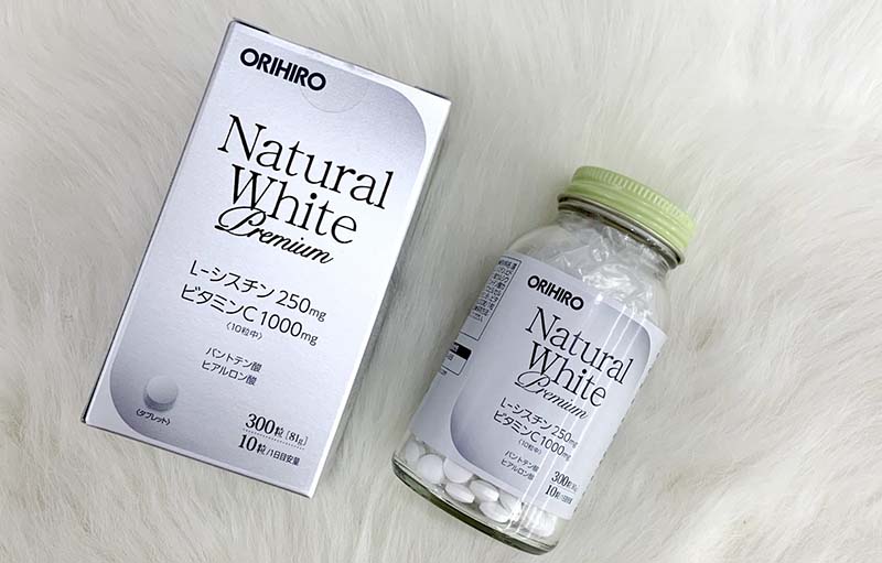 Viên uống trắng da cho nam giới Natural White Premium Orihiro