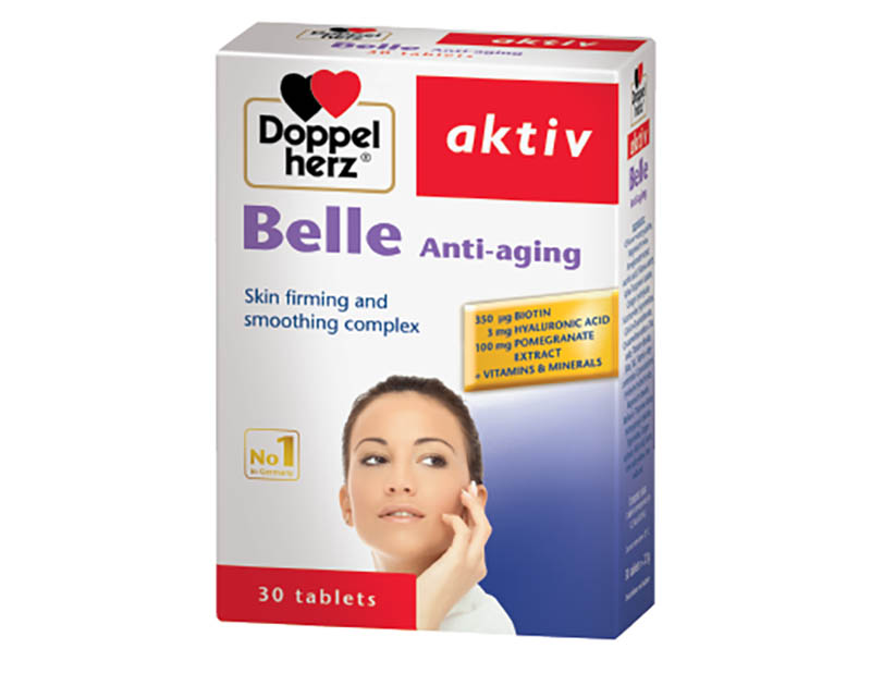 Viên trắng da của Đức Doppelherz Aktiv Belle Anti