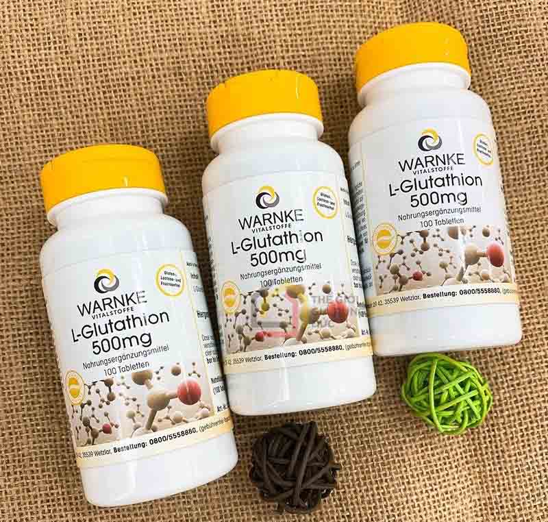 Glutathione trong viên uống Warnke L-Glutathione 500mg đóng vai trò quan trọng chống oxy hóa
