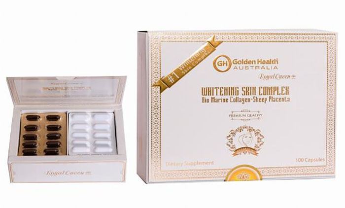 Viên uống trắng da Golden Health Whitening Skin Complex