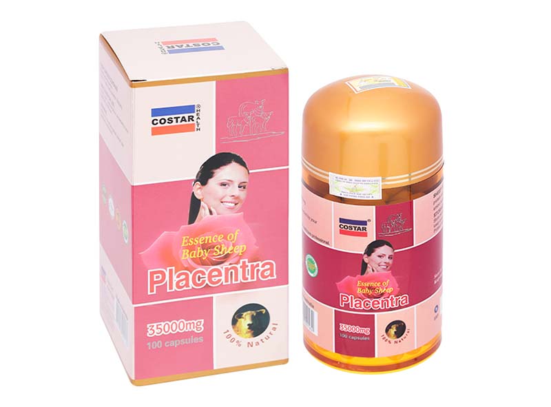 Viên uống trắng da của Úc Placentra Essence Of Baby Sheep 35000mg