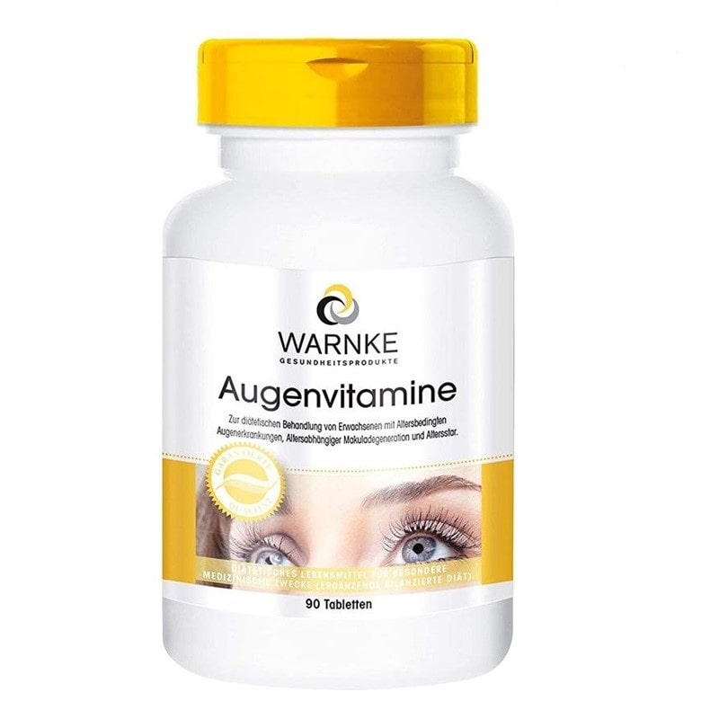 Viên bổ mắt của Đức Warnke Augenvitamine