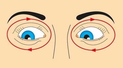 Bài tập xoay tròn mắt