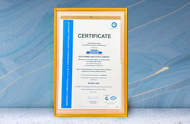Giấy chứng nhận ISO 9001:2008