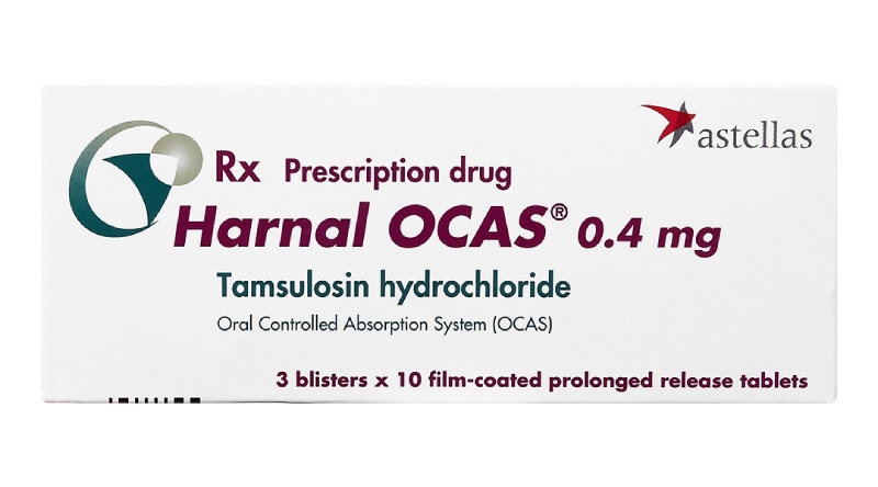 Mặt trước hộp thuốc Harnal Ocas 0.4mg