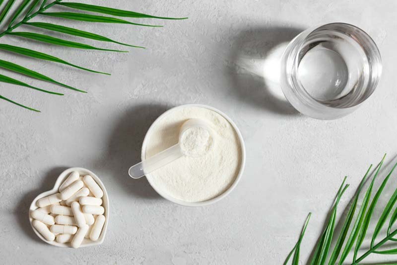 Sử dụng sản phẩm bổ sung collagen giúp cải thiện độ đàn hồi, săn chắc cho da và ngăn ngừa loãng xương