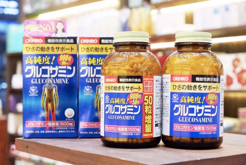 Viên uống bổ xương khớp, giảm đau nhức, chống khô khớp của Nhật Bản Glucosamine Orihiro.
