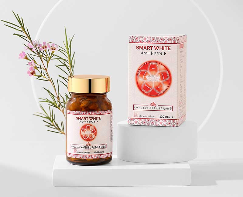 Viên uống trắng da Smart White Nhật Bản của Nhật
