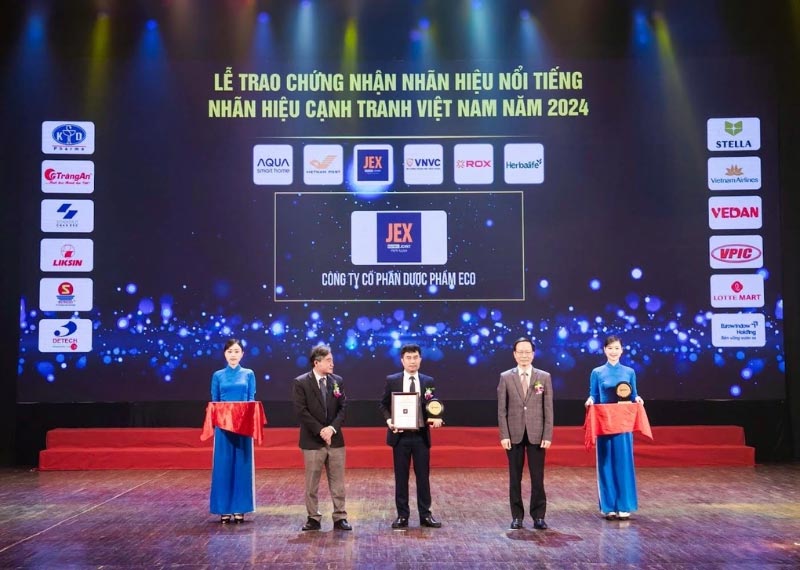 VInh danh nhãn hàng JEX