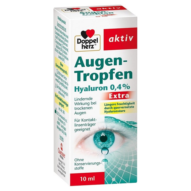 Doppelherz Augen Tropfen Hyaluron 0,2%