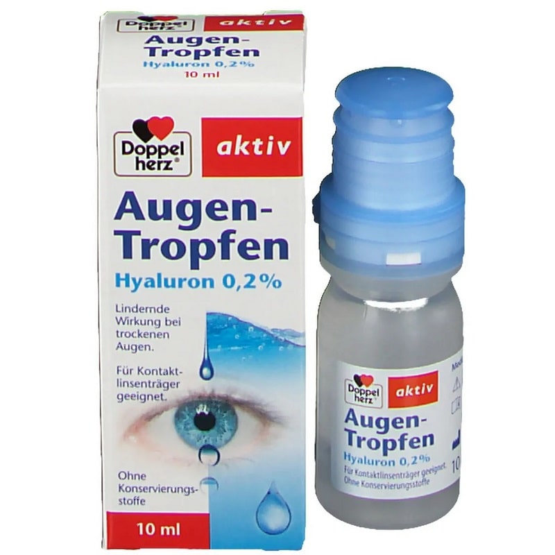 Doppelherz Augen-Tropfen Hyaluron 0,4% Extra