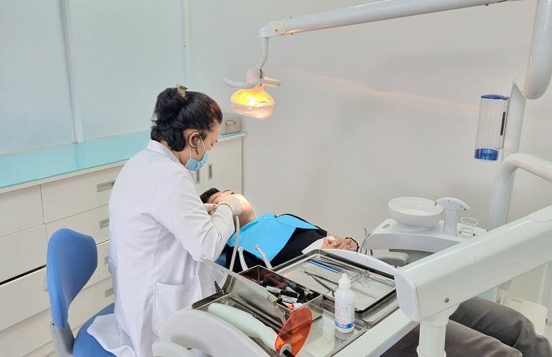 Bên trong một phòng khám của phòng khám Đa khoa Chac