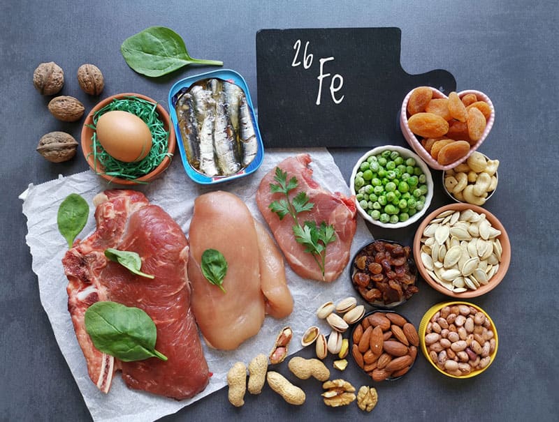 Bổ sung thực phẩm giàu sắt cải thiện thiếu máu