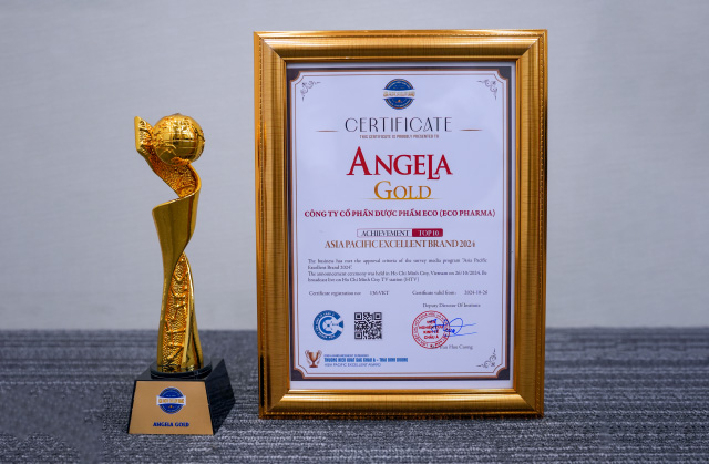 ANGELA GOLD - TOP 10 THƯƠNG HIỆU XUẤT SẮC CHÂU Á - THÁI BÌNH DƯƠNG 2024