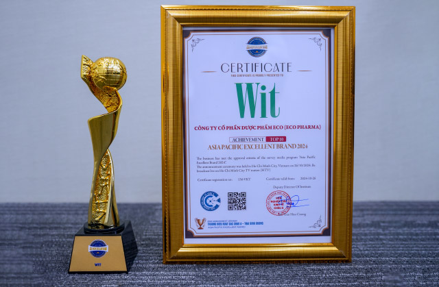 WIT - TOP 10 THƯƠNG HIỆU XUẤT SẮC CHÂU Á - THÁI BÌNH DƯƠNG 2024