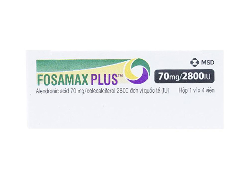 Hộp thuốc Fosamax Plus 70mg/2800IU